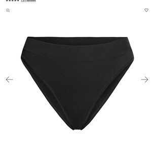 SKIMS Classic Black High-Waist Panties